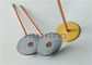 Duct Liner Steel Cupped Head Weld Pins สำหรับอุปกรณ์ต้านทานการเชื่อมอัตโนมัติ