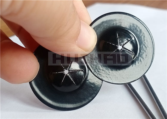 เครื่องล็อคตัวเองจากสแตนเลสขนาด 30 มิลลิเมตร ผนังสีดําข้างสอง ใช้ในการรักษา Mesh ให้กับแผ่นแสงอาทิตย์