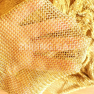 ประเภทของสอแหวนสีทองแหวน Mesh 12 มม