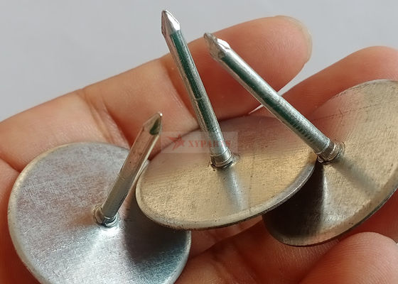 1-1/8 &quot;Capped Capacitor Discharge Cd Weld Pins To Fasten Insulation To Inside Of Sheet Metal Air Ducts สายไฟฟ้าที่ใช้ไฟฟ้าสําหรับการปรับความร้อน