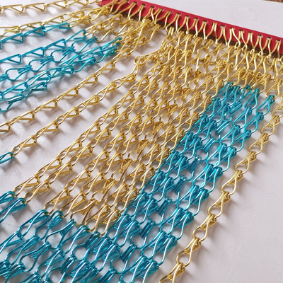 อลูมิเนียม Chain Link Mesh ผ้าม่าน 16 มิลลิเมตร