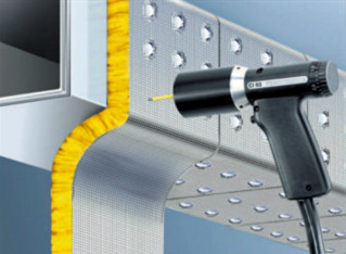 1-1/2 "ทองแดงเคลือบเหล็ก CD Stud Welder ปิ้นประกอบความละเอียดสําหรับงานปูท่อ