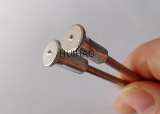 3 X 75 มิลลิเมตร Bi-metallic CD Welder ปิ้นหัวบอนด์กับฐานอลูมิเนียม