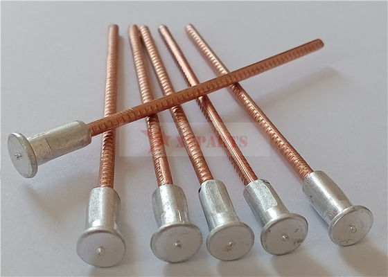 สร้างเรือ M3x90mm Bimetallic Cd Pins With Aluminum Base Copper Coat Steel Nail สายพัดลม