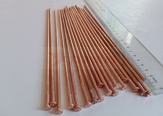 5x160mm CD สตางค์ปั่น สแตนเลสเคลือบทองแดงที่ใช้ในการติดตั้งวัสดุประกอบความละเอียดบนพื้นผิวเหล็ก
