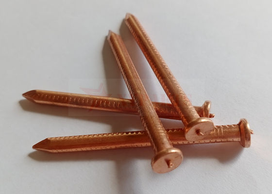 5mm Capacitor Discharge Weld Pins การเคลือบทองแดงเหล็กกล้าคาร์บอนต่ำ