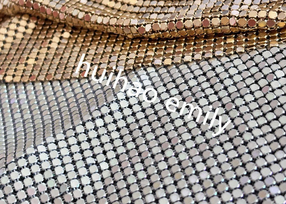8x8mm สีอัลลูมิเนียมกระจกกระจกโลหะ Mesh สําหรับตกแต่ง