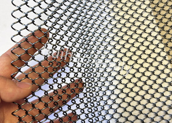 1.2mm สายอัลลูมิเนียมโลหะ Mesh Drapery สําหรับตกแต่งร้านอาหาร