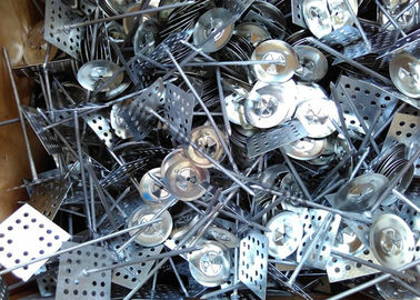 สแตนเลส Perforated Base Insulation Pins Fix Insulation Surface 12 Ga Dia 63.5 มิลลิเมตร