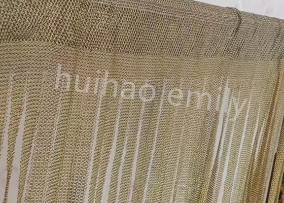 สแตนเลส 7 มิลลิเมตร แหวน Mesh สายด้ายห่วงโซ่ผ้าม่านด้วย Fringing