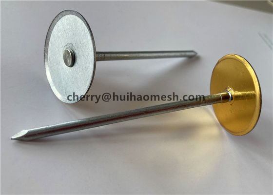 10 Gauge HVAC Ducting Insulation Weld Pins สําหรับงานผูกท่อหรืองานแนบท่อ