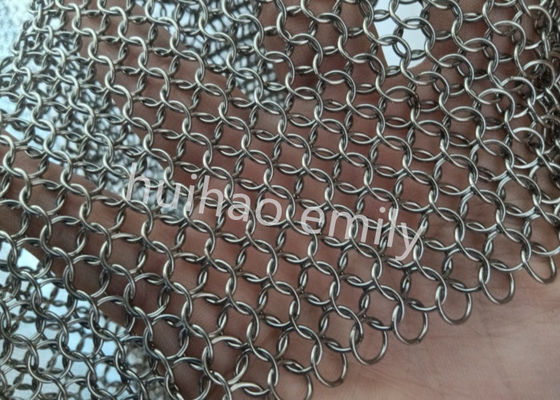 สแตนเลส 7 มิลลิเมตรวงแหวน Mesh ผ้าม่านสําหรับตกแต่งภายใน
