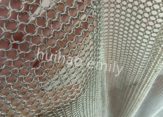 สแตนเลส 7 มิลลิเมตรวงแหวน Mesh ผ้าม่านสําหรับตกแต่งภายใน