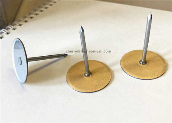 Duct Liner Steel Cupped Head Weld Pins สำหรับอุปกรณ์ต้านทานการเชื่อมอัตโนมัติ