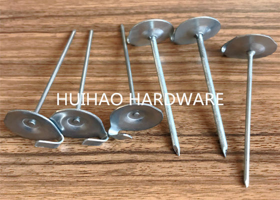 หมุดยึดฉนวนโลหะเคลือบสังกะสีสแตนเลสที่ใช้สำหรับผ้าห่มระบายความร้อน