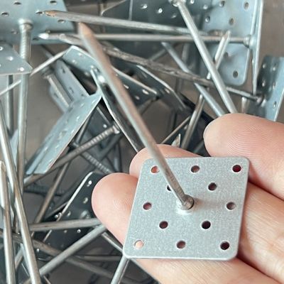 1&quot; เทปเจาะ GI สแตนเลส อิสูเลชั่น Anchor Pin กับเล็บสายอ่อน Annealed