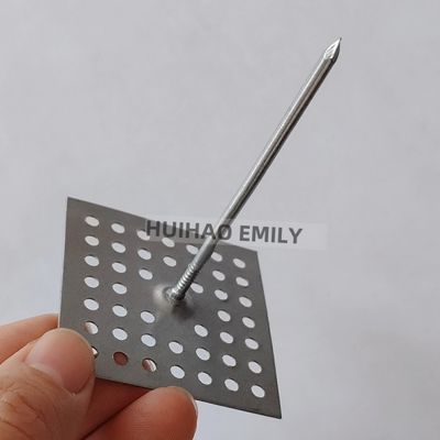 ระบบ Hvac อุปกรณ์อุปกรณ์เสริม อุปกรณ์ประกอบความละเอียด Pin Nails With Perforated Base