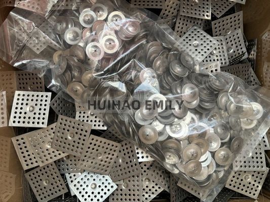 12Ga สแตนเลส เปอร์โฟเรตฐานปินประกอบความละเอียดสําหรับระบบ HVAC