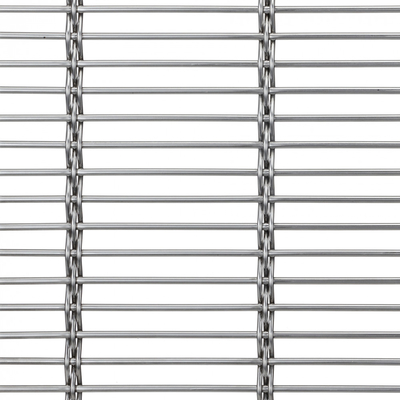 โครงโลหะอลูมิเนียมเหลี่ยมโครงสร้างทางโลหะสถาปัตยกรรมติดตั้งง่าย 13mm Warp Pitch