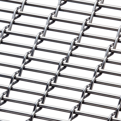 โครงโลหะอลูมิเนียมเหลี่ยมโครงสร้างทางโลหะสถาปัตยกรรมติดตั้งง่าย 13mm Warp Pitch