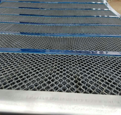 เครื่องบดหิน Anti-Clogging Quarry Steel Screen Mesh สําหรับเครื่องบดหิน