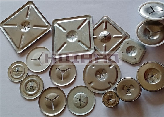 สแตนเลส สี่เหลี่ยม ล็อคตัวเอง Washers 2-1/2 "ใช้สําหรับการติดตั้ง Pin กันหนาว