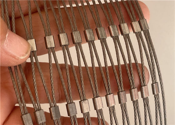 ตาข่ายเชือกลวดสแตนเลส 3.0 มม. สำหรับป้องกันการตก ใช้สำหรับเติมราวกันตก