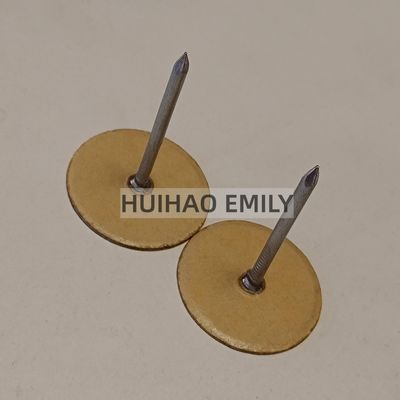 หมุดเชื่อมหัวถ้วยเหล็กชุบสังกะสีขนาด 50 มม. สำหรับยึดฉนวนภายในโครงสร้าง