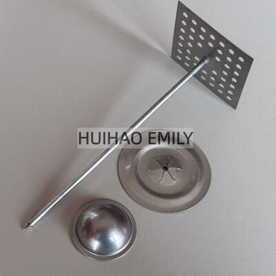 ตะปูแขวนฉนวนใยแก้วขนาดเส้นผ่านศูนย์กลาง 2.7 มม. พร้อมแหวนล็อคตัวเอง