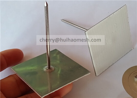 หมุดและแหวนรองฉนวนขนาด 12 เกจ เหล็กชุบสังกะสี หมุดฉนวนใยหิน