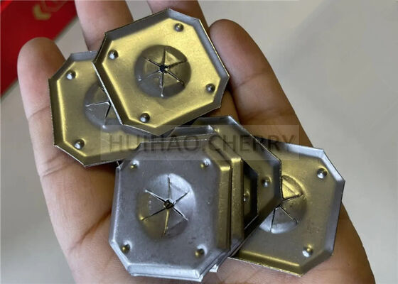 1-1/4 "ทนทานการกัดกรองล็อคตัวเอง 316 สแตนเลส สี่เหลี่ยมล็อคล็อคล็อคล็อคล็อคสําหรับ Rockwool กันหนาว