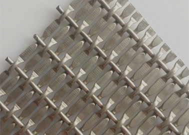 สแตนเลส Crimped สายด้ายเย็บ Mesh สําหรับผ้าม่าน ประตูตู้