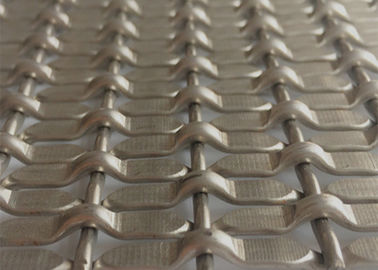 สแตนเลส Crimped สายด้ายเย็บ Mesh สําหรับผ้าม่าน ประตูตู้