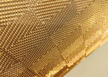 สาย Mesh ทองแดงตามสั่งสําหรับพื้นหลังการค้าปลีก