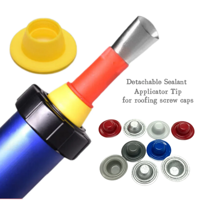 หมวกสกรูหลังคาโลหะกันน้ํา ครอบคลุม ZAM Steel Seal หัวสกรูที่มีอยู่เพื่อป้องกันการรั่ว