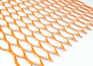 หน้าผนังอัลลูมิเนียมขยาย Mesh ภายนอกที่มีสี PVDF