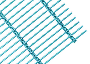 โครงโลหะอลูมิเนียมเหลี่ยมโครงสร้างทางโลหะสถาปัตยกรรมติดตั้งง่าย 13mm Warp Pitch
