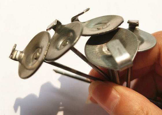 หมุดยึดฉนวนโลหะเคลือบสังกะสีสแตนเลสที่ใช้สำหรับผ้าห่มระบายความร้อน