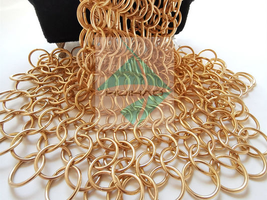 PVD Finshed สีสีทองแดง สแตนเลส โลหะกลมแหวน