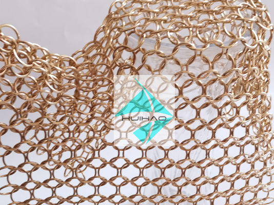 PVD Finshed สีสีทองแดง สแตนเลส โลหะกลมแหวน