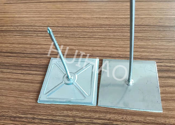 สแตนเลส Perforated Base Insulation Pins Fix Insulation Surface 12 Ga Dia 63.5 มิลลิเมตร