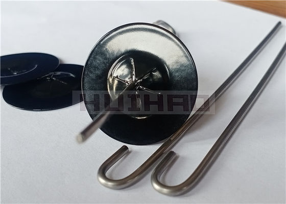 304 แผงโซลาร์เซลล์สแตนเลสเชื่อมคลิปลวดตาข่าย 2.0x100 มม. พร้อมเครื่องซักผ้าล็อคตัวเอง