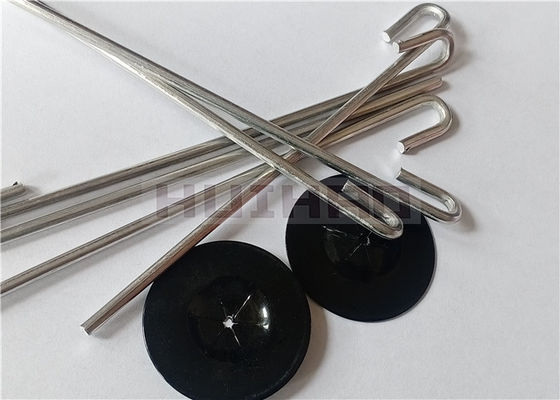 Odm อลูมิเนียม J Hook Pins พร้อมแหวนล็อคตัวเองเพื่อยึดลวดตาข่ายกับแผงโซลาร์เซลล์