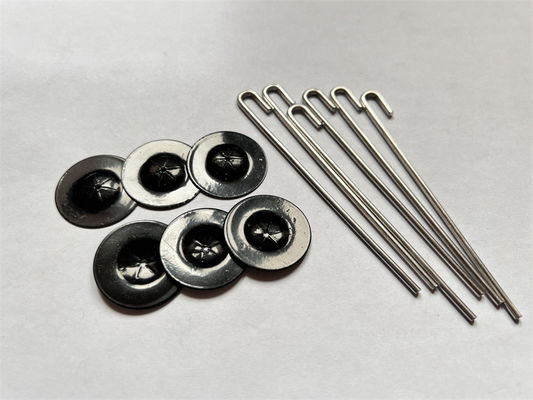 Pigeon Proofing Alloy ODM OEM คลิปตาข่ายแผงโซลาร์เซลล์พร้อมแหวนรอง 28x32 มม
