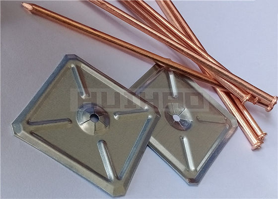 5x160mm Cd Stud หมุดฉนวนเชื่อมพร้อมแหวนล็อคตัวเองแบบสี่เหลี่ยมสำหรับฉนวนกันความร้อน