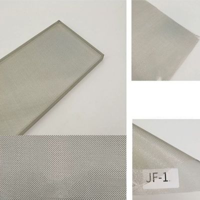 การออกแบบตกแต่งภายในกระจกสถาปัตยกรรมลามิเนตตาข่ายสีเงิน