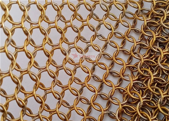 0.8x7mm สแตนเลสแหวน Mesh สําหรับกลางคืนปิดของศูนย์การค้า