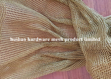 สแตนเลส 304 Chainmail แหวนตาข่ายผ้าม่านสำหรับตกแต่งพื้นที่ Divider