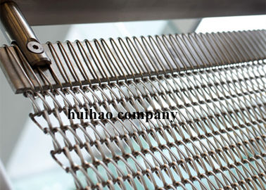 Rose Gold Transit เกลียวลวดตาข่ายสำหรับร้านค้า Drapery Divider W1.2m XL 3m