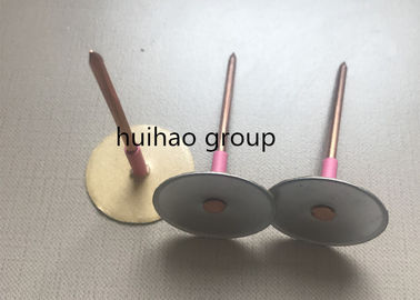 ชิ้นส่วนระบบ HVAC Speed ​​​​Beveled Cupped Head Steel Pins, Cupped Head Weld Pins สำหรับอุปกรณ์ต้านทานการเชื่อมอัตโนมัติ